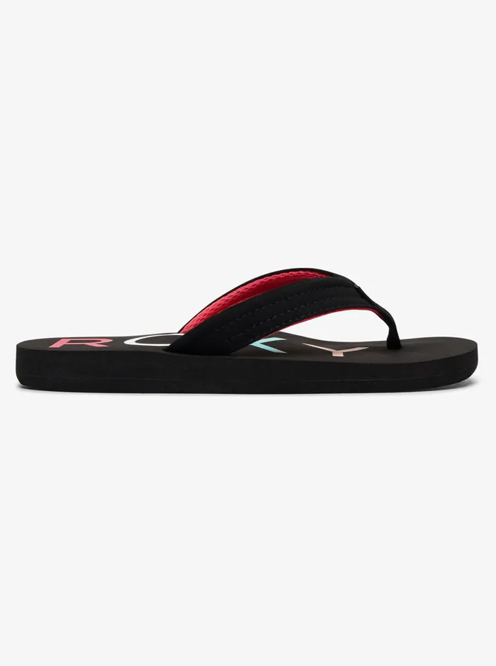 Roxy Shoes and Sandals 416 Vista FlipFlops Black 8211 Girls