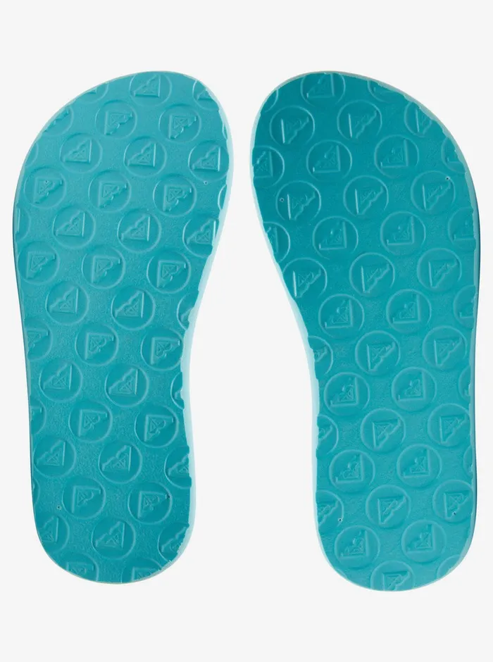 Roxy Shoes and Sandals 416 Vista FlipFlops Light Blue 8211 Girls