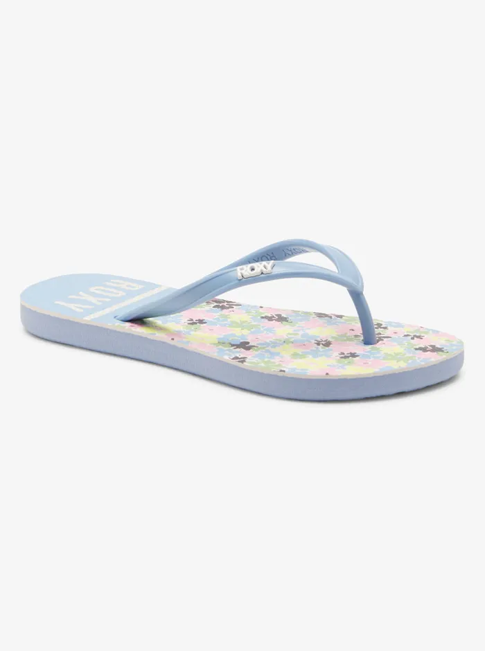 Roxy Shoes and Sandals 416 Viva Stamp Sandals Bluepink 8211 Girls