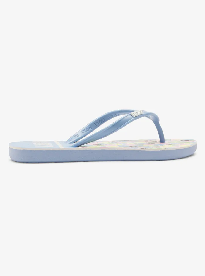 Roxy Shoes and Sandals 416 Viva Stamp Sandals Bluepink 8211 Girls