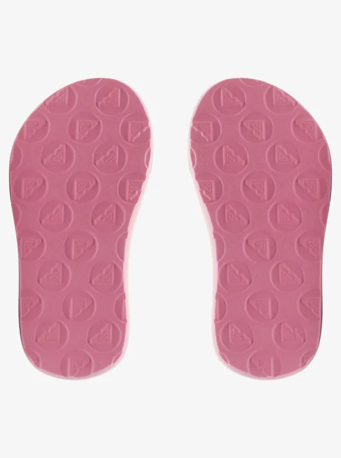 Roxy Shoes and Sandals Toddler039s Cage Sandals Whitecrazy Pinkorange 8211 Girls