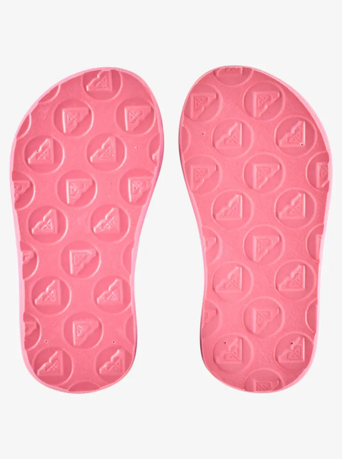 Roxy Shoes and Sandals Toddler039s Cage Sandals Whiteprint 8211 Girls