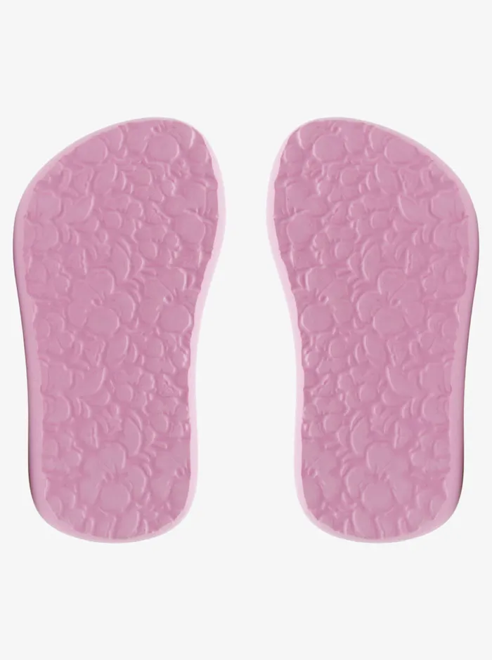 Roxy Shoes and Sandals Toddler039s Finn Sandals Greenpink 8211 Girls