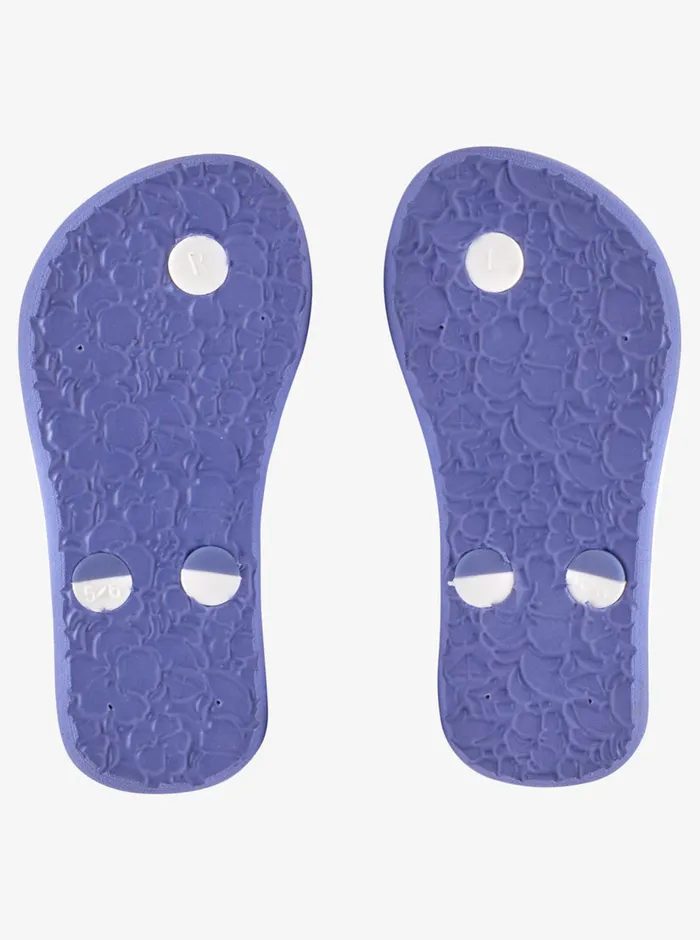Roxy Shoes and Sandals Toddler039s Tahiti FlipFlops Blue Depths 8211 Girls