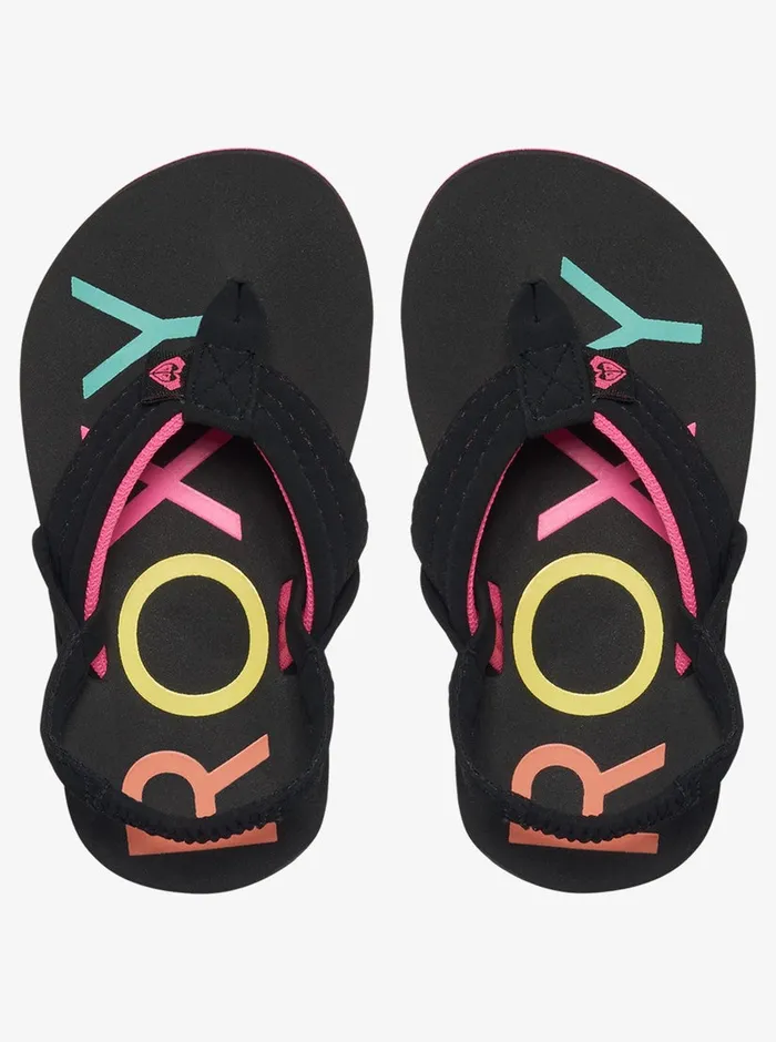 Roxy Shoes and Sandals Toddler039s Vista Sandals Black 8211 Girls