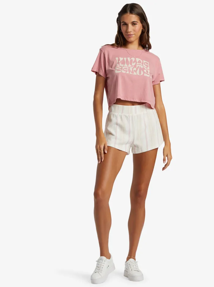 Roxy Shorts Drop A Wave Shorts Ash Rose Low Tide Stripe 8211 Womens