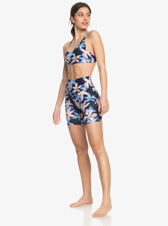 Roxy Shorts Heart Into It Technical Shorts Anthracite Kiss 8211 Womens