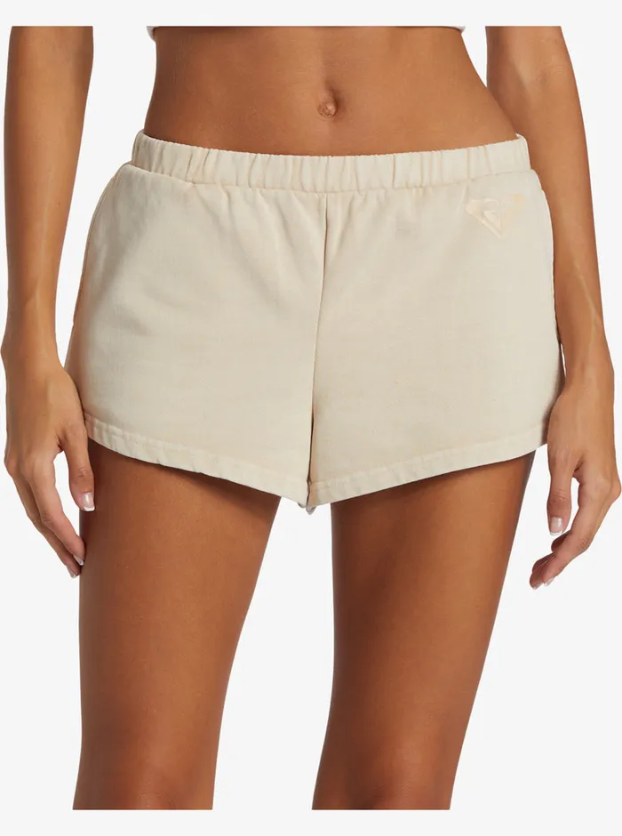 Roxy Shorts Lineup Fleece Sweat Shorts Tapioca 8211 Womens