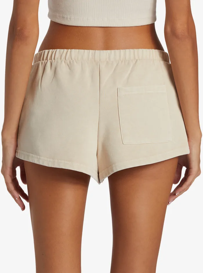 Roxy Shorts Lineup Fleece Sweat Shorts Tapioca 8211 Womens