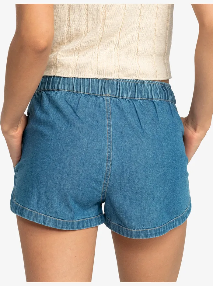 Roxy Shorts New Impossible Denim Shorts Medium Blue 8211 Womens