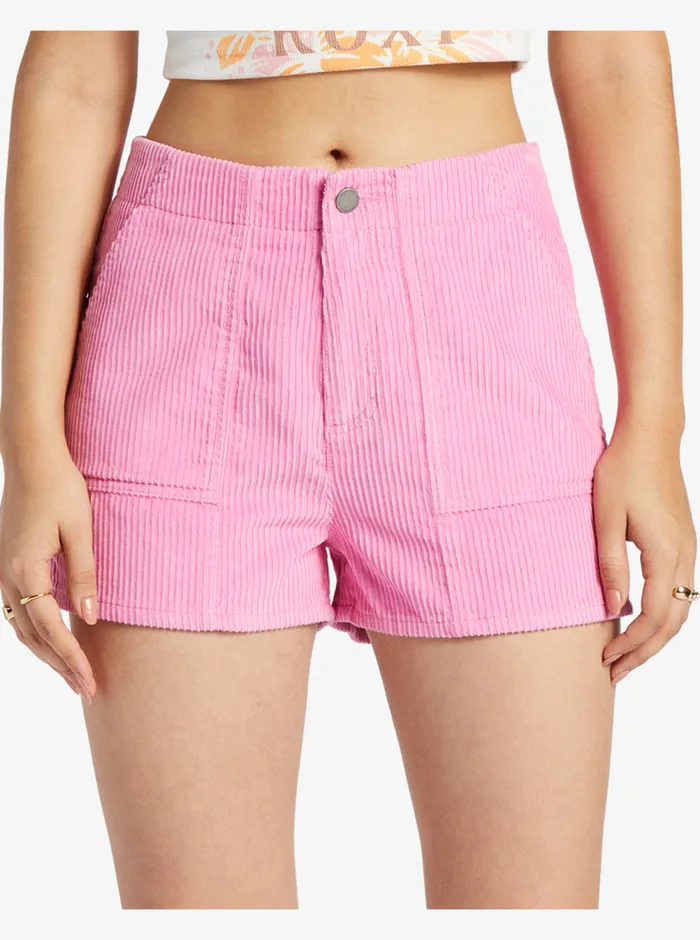 Roxy Shorts Sessions Corduroy Shorts Sachet Pink 8211 Womens