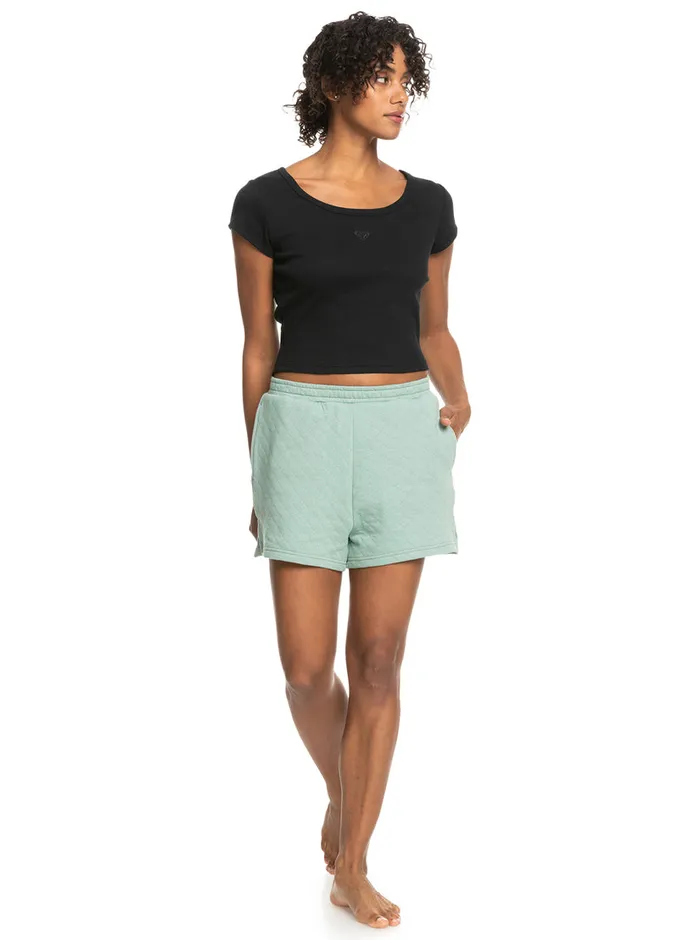 Roxy Shorts Surf Break Elasticated Lounge Shorts Blue Surf 8211 Womens