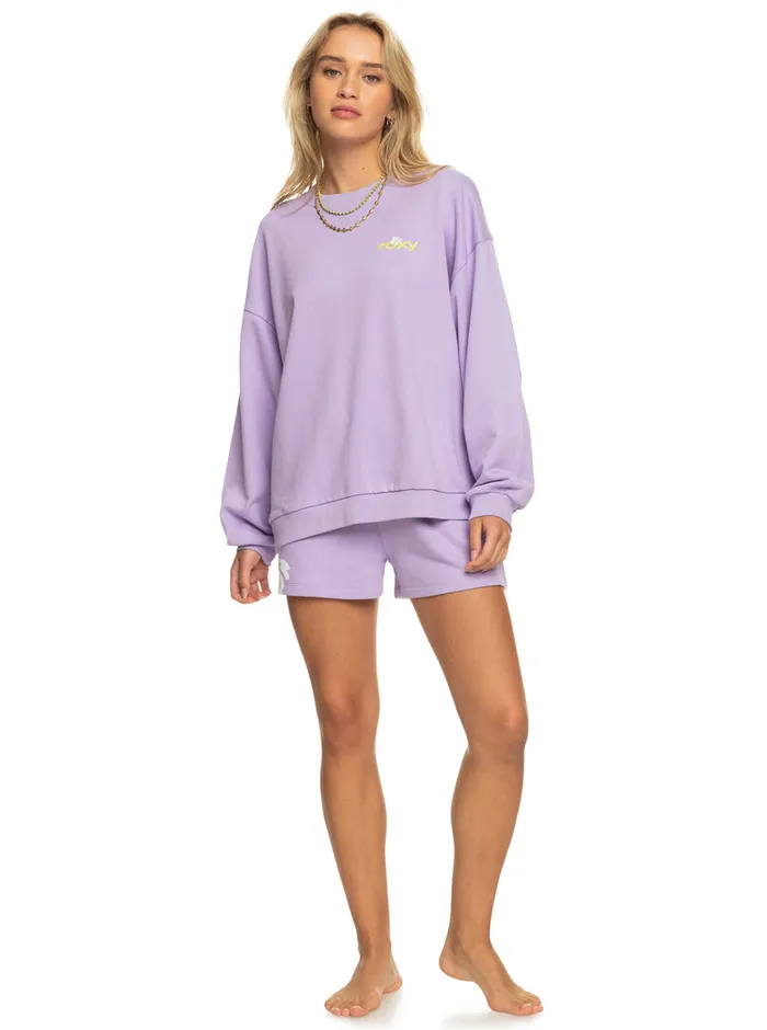 Roxy Shorts SurfKindKate Sweat Shorts Purple Rose 8211 Womens