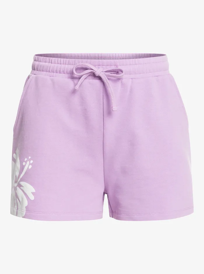 Roxy Shorts SurfKindKate Sweat Shorts Purple Rose 8211 Womens