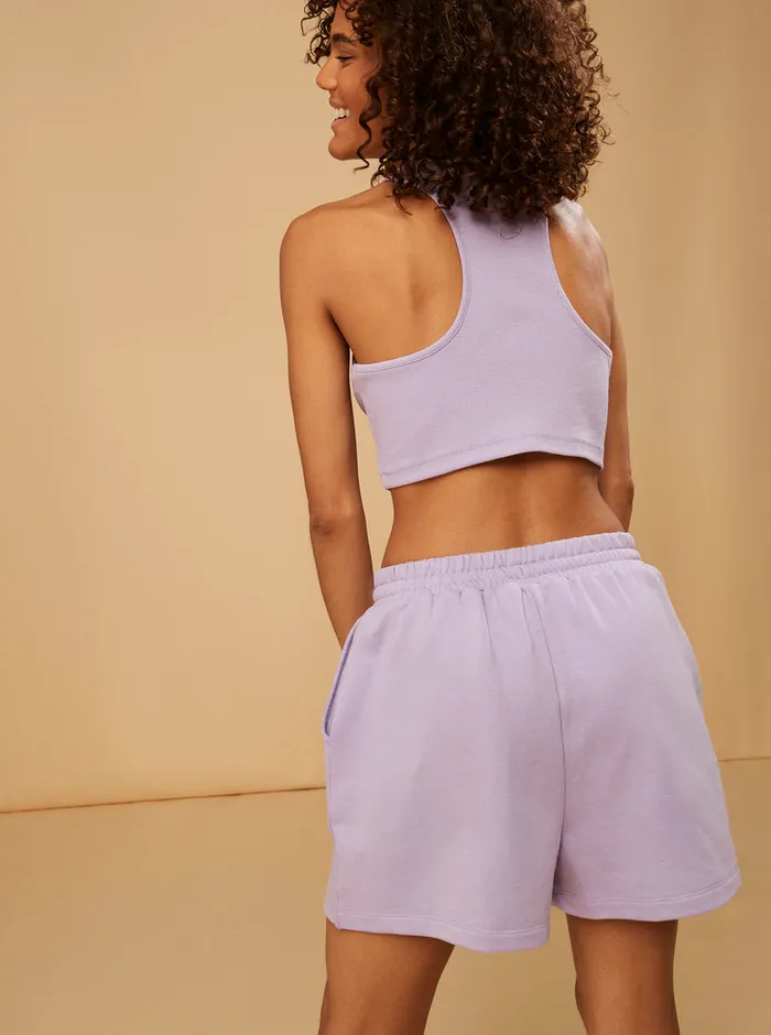 Roxy Shorts SurfKindKate Sweat Shorts Purple Rose 8211 Womens