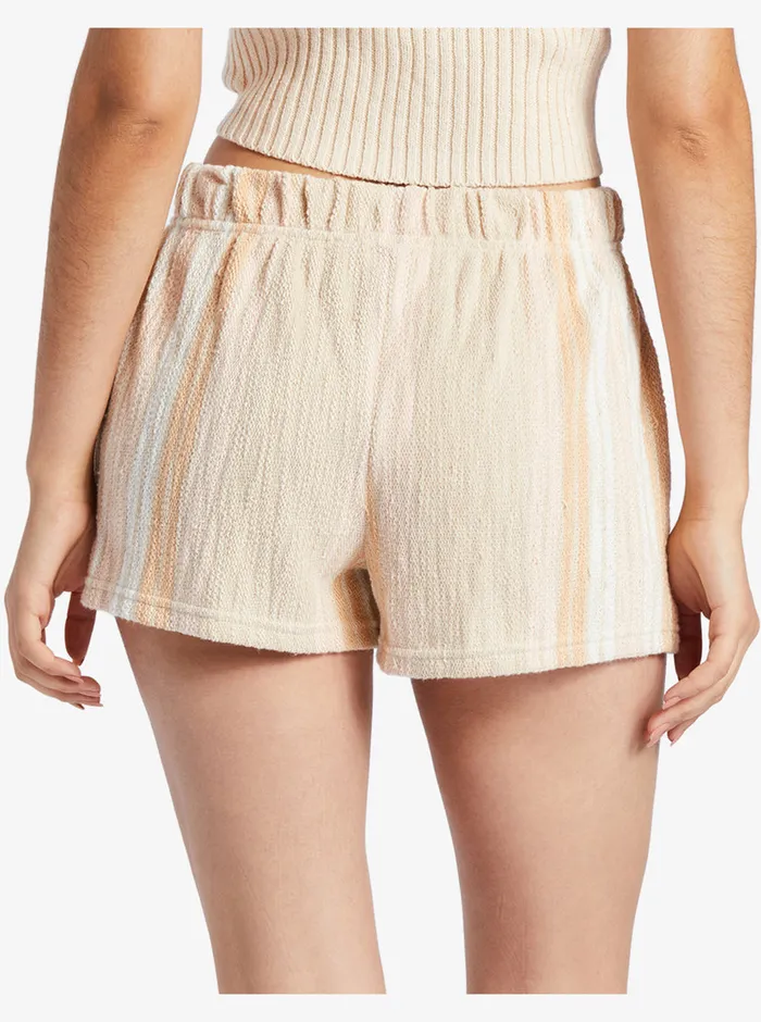 Roxy Shorts Todos Santos Sweat Shorts Bonzer Stripe Tapioca 8211 Womens