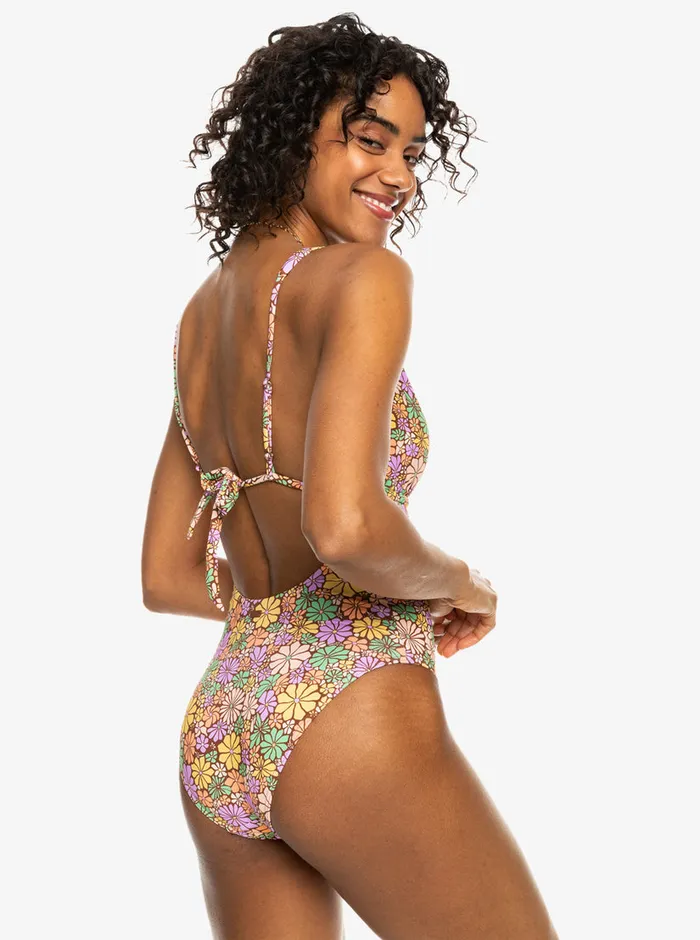 Roxy Skirts All About Sol OnePiece Swimsuit Root Beer All About Sol Mini 8211 Womens