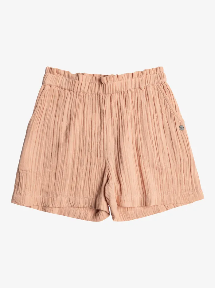 Roxy Skirts and Shorts 416 What A Vibe Shorts Cafe Creme 8211 Girls
