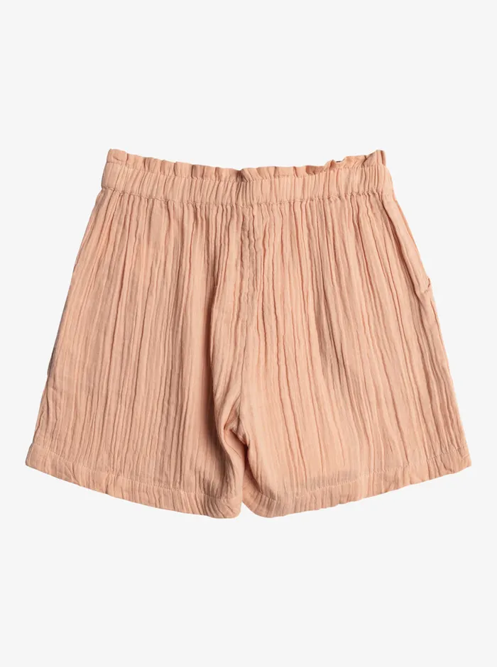 Roxy Skirts and Shorts 416 What A Vibe Shorts Cafe Creme 8211 Girls