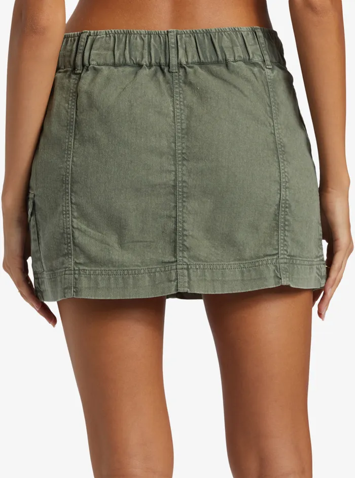 Roxy Skirts Roll With It Skirt Agave Green 8211 Womens