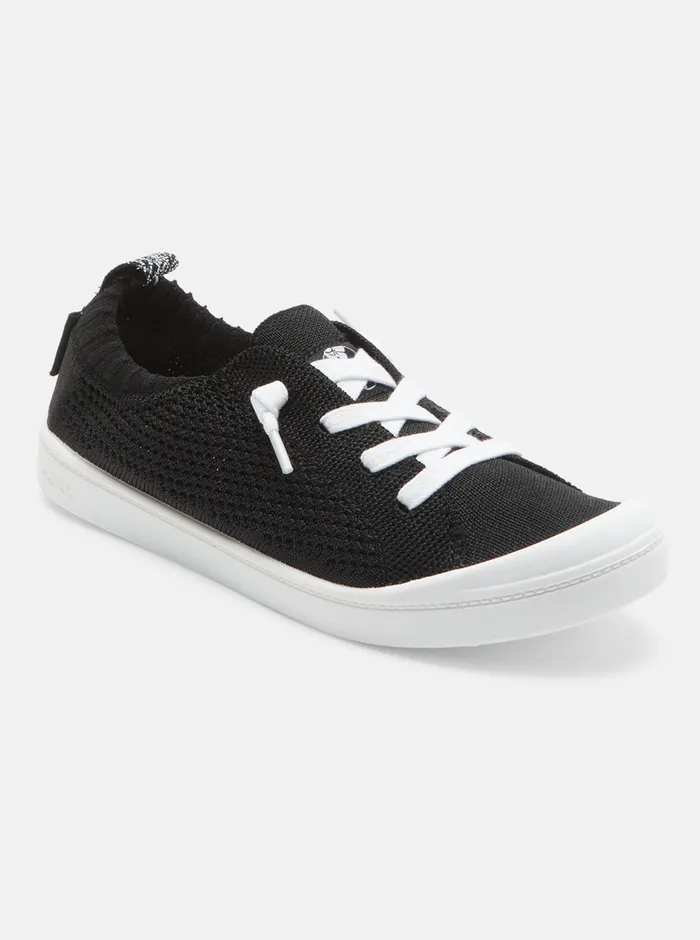 Roxy Sneakers Bayshore Closed Knit Plus Shoes Black 8211 Womens