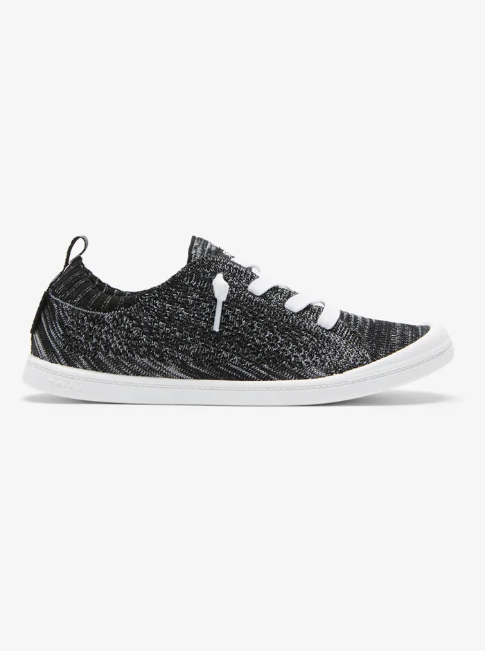 Roxy Sneakers Bayshore Closed Shoes Heather Black 8211 Womens