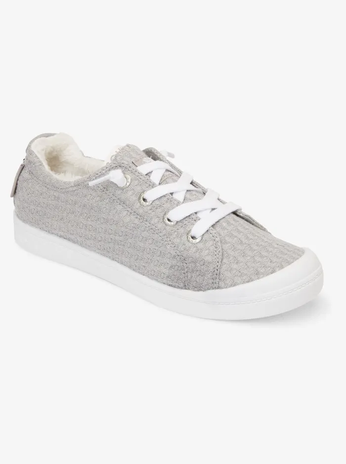 Roxy Sneakers Bayshore Plus Fur Shoes Grey 8211 Womens