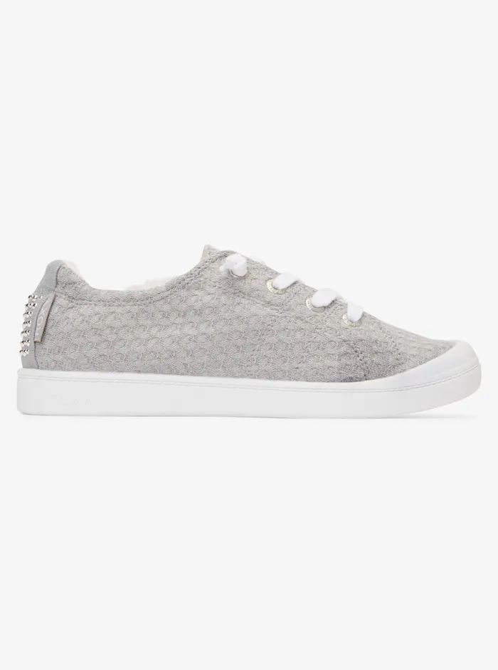 Roxy Sneakers Bayshore Plus Fur Shoes Grey 8211 Womens