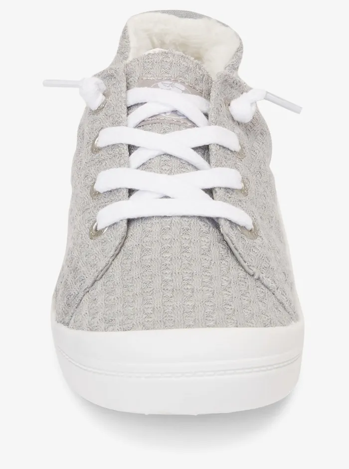 Roxy Sneakers Bayshore Plus Fur Shoes Grey 8211 Womens