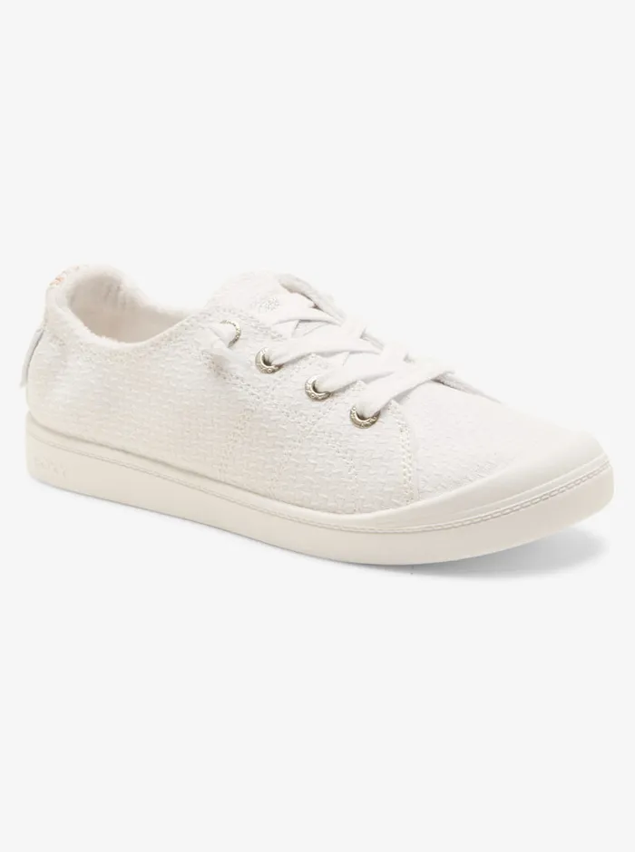 Roxy Sneakers Bayshore Plus Shoes Whitewhite 8211 Womens