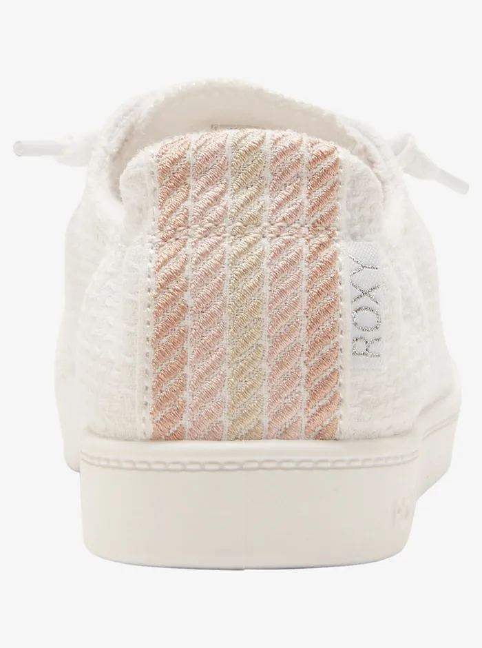 Roxy Sneakers Bayshore Plus Shoes Whitewhite 8211 Womens