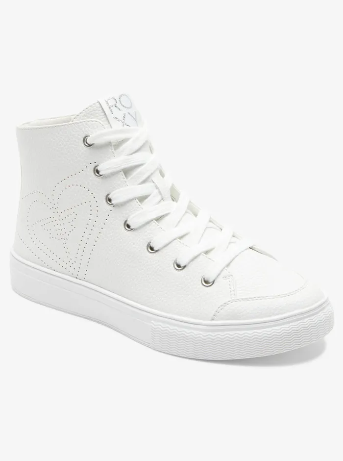 Roxy Sneakers Coastal Cruisin MidTop Shoes White 8211 Womens