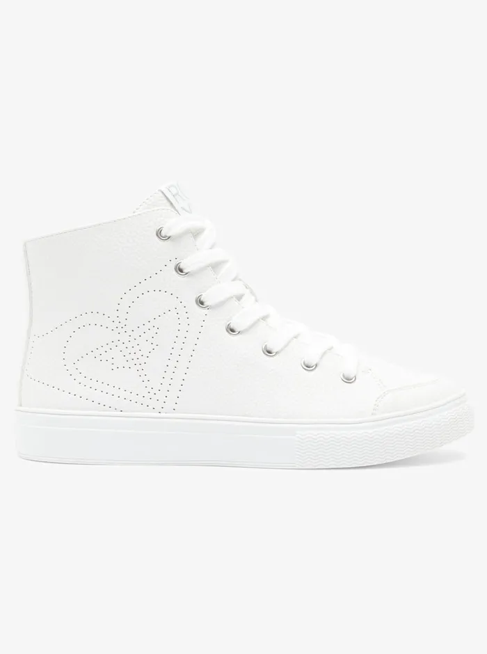 Roxy Sneakers Coastal Cruisin MidTop Shoes White 8211 Womens
