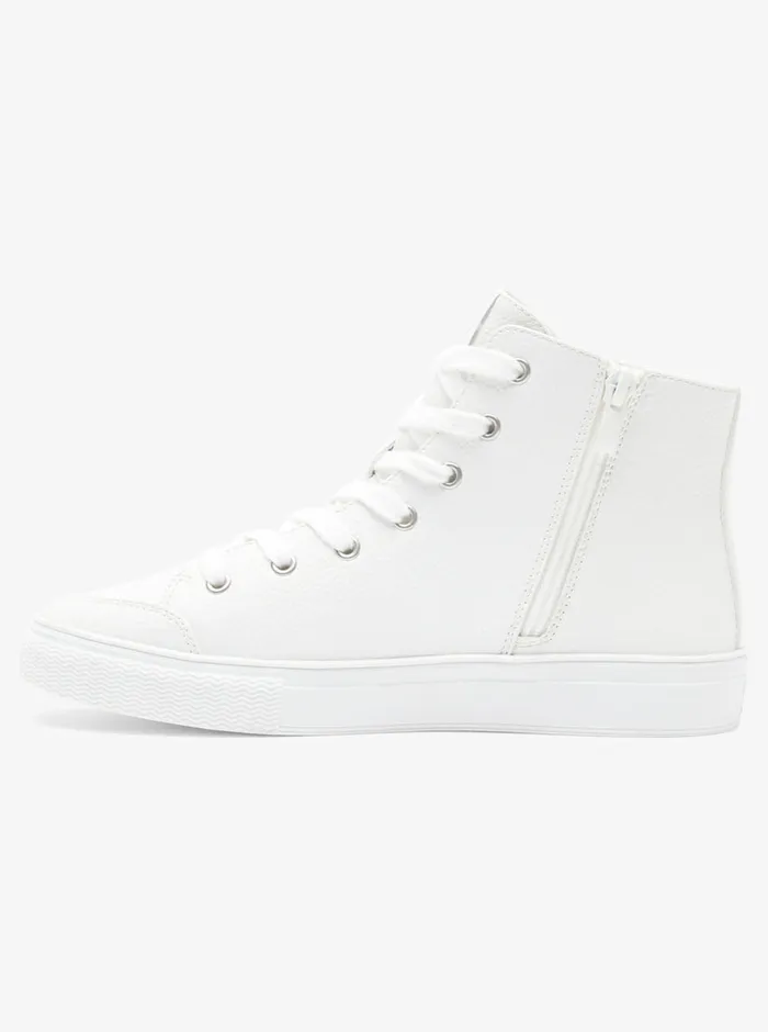 Roxy Sneakers Coastal Cruisin MidTop Shoes White 8211 Womens