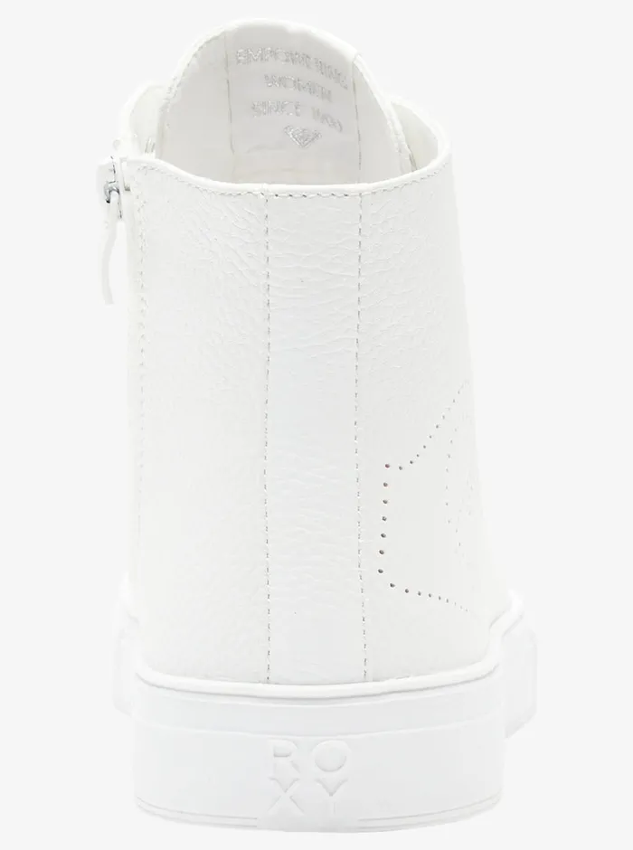 Roxy Sneakers Coastal Cruisin MidTop Shoes White 8211 Womens