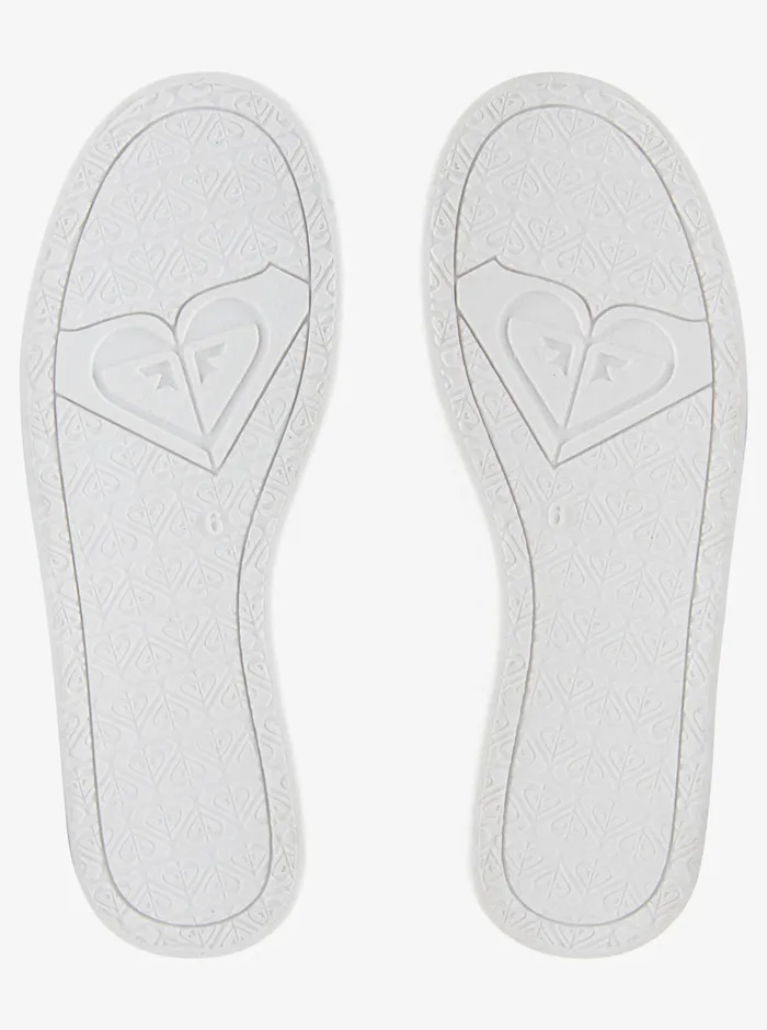 Roxy Sneakers Minnow Knit SlipOn Shoes White 8211 Womens
