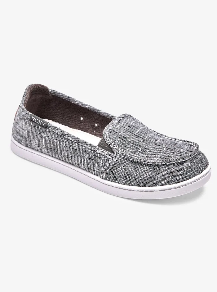 Roxy Sneakers Minnow SlipOn Shoes Black Wash 8211 Womens