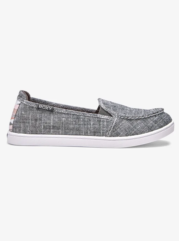 Roxy Sneakers Minnow SlipOn Shoes Black Wash 8211 Womens