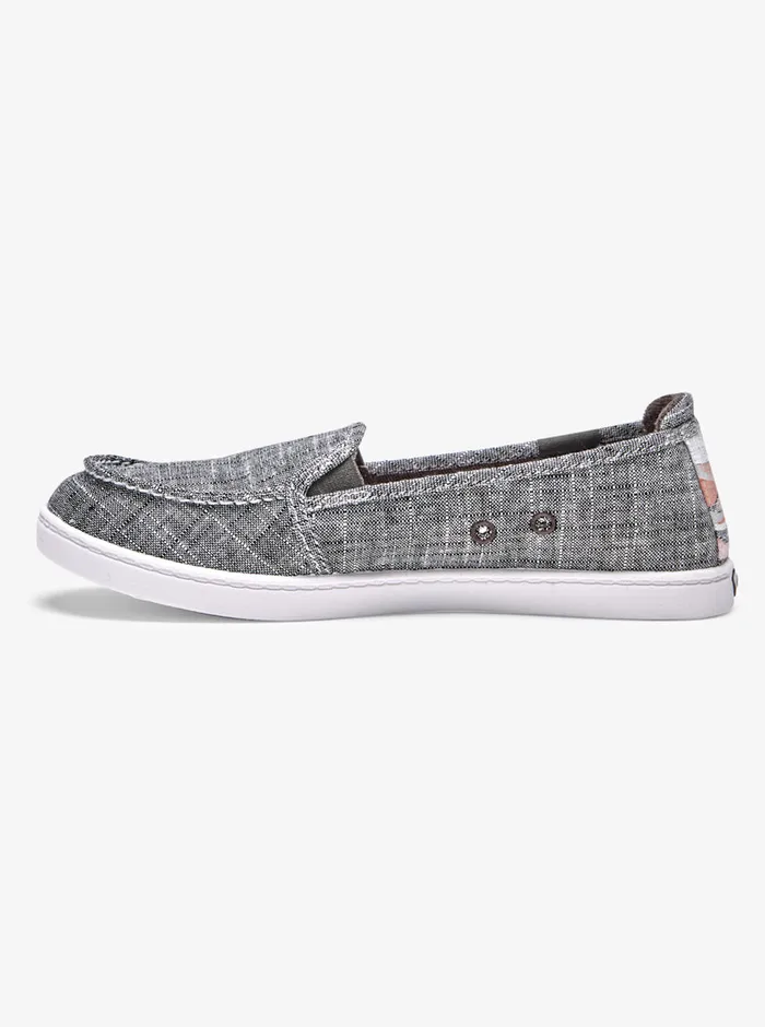Roxy Sneakers Minnow SlipOn Shoes Black Wash 8211 Womens