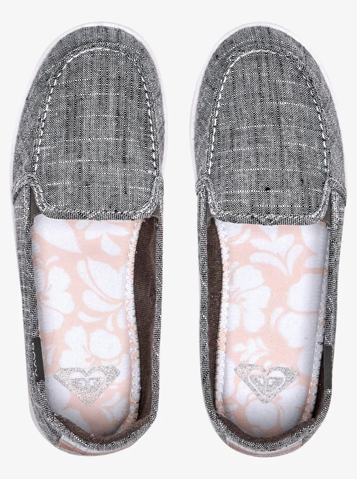 Roxy Sneakers Minnow SlipOn Shoes Black Wash 8211 Womens