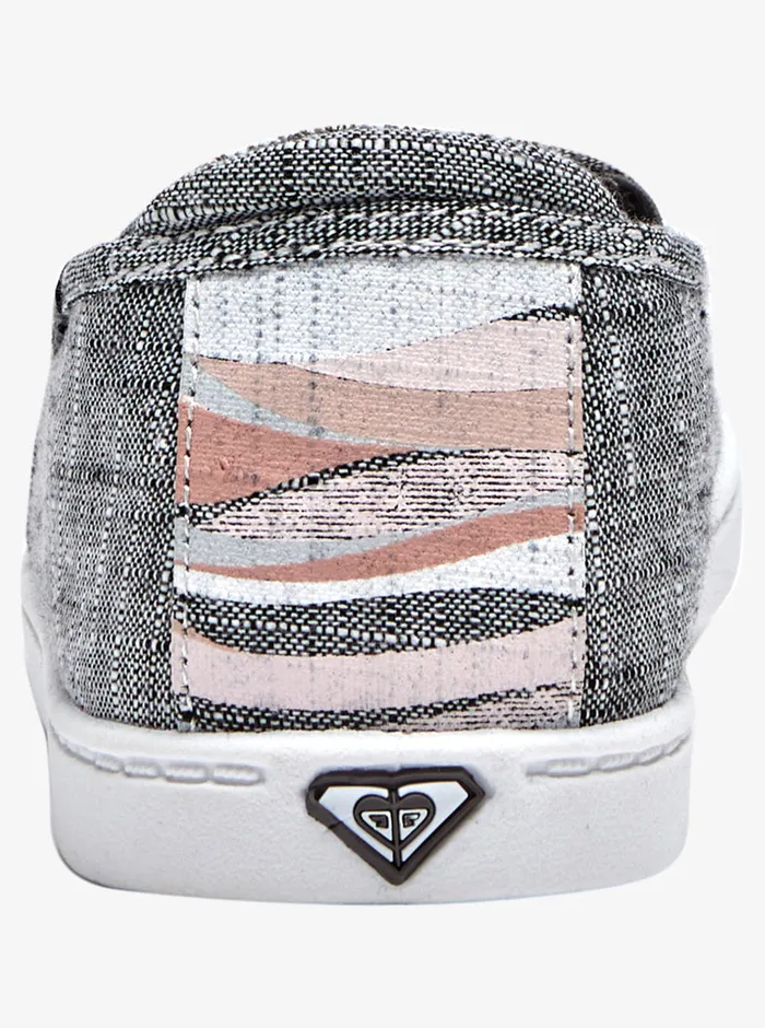 Roxy Sneakers Minnow SlipOn Shoes Black Wash 8211 Womens