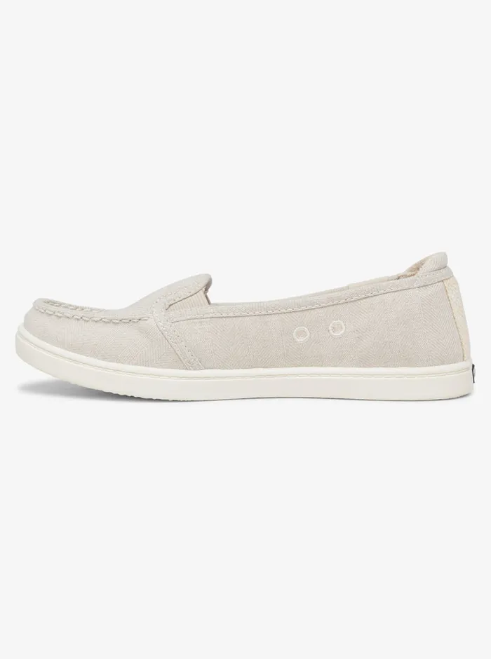 Roxy Sneakers Minnow SlipOn Shoes Oatmeal 8211 Womens