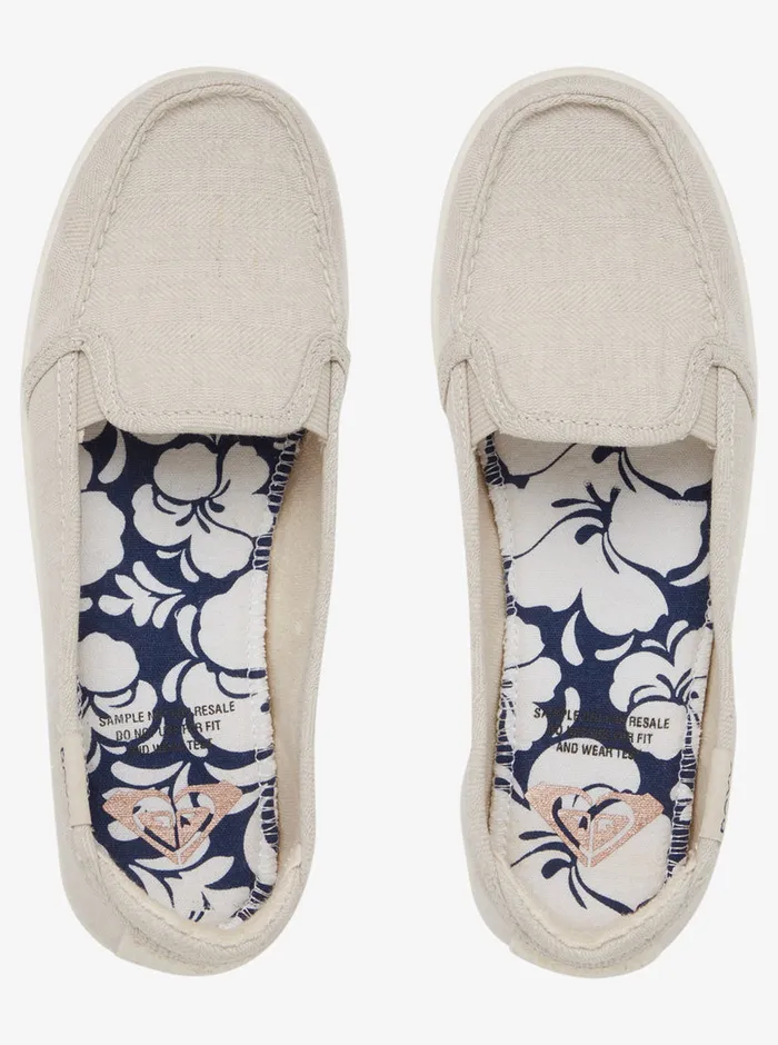 Roxy Sneakers Minnow SlipOn Shoes Oatmeal 8211 Womens