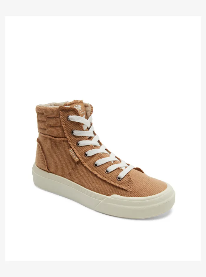 Roxy Sneakers Rae MidTop Shoes Tan 8211 Womens
