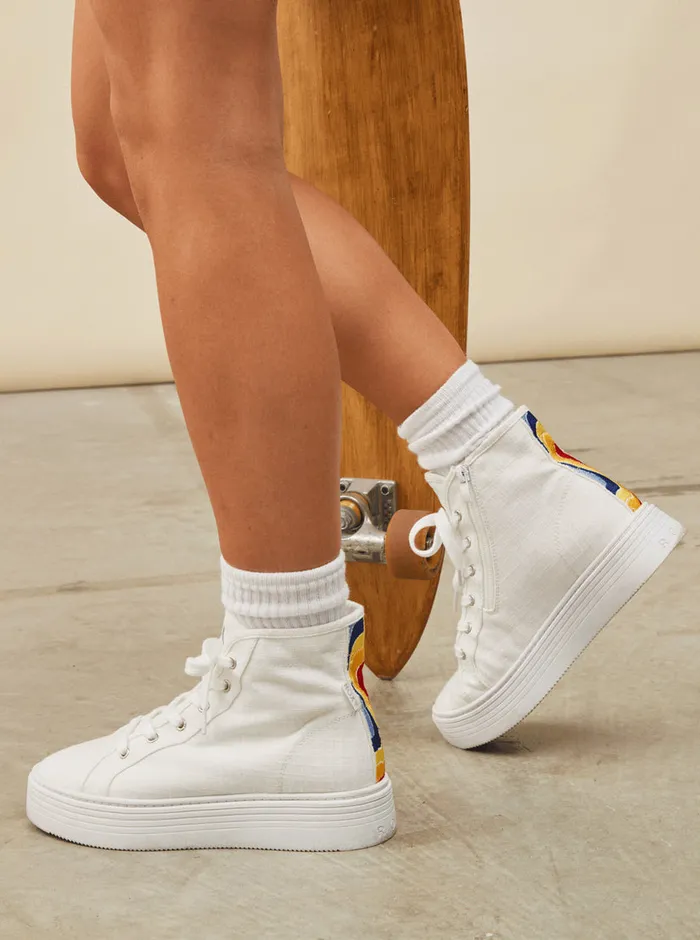 Roxy Sneakers Sheilahh 20 MidTop Shoes White 8211 Womens