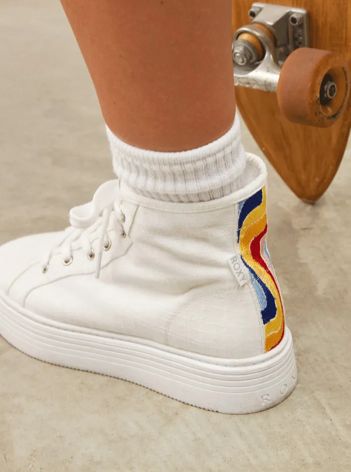 Roxy Sneakers Sheilahh 20 MidTop Shoes White 8211 Womens