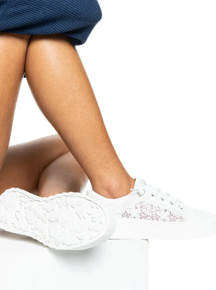 Roxy Sneakers Sheilahh SlipOn Shoes Ashwhite 8211 Womens
