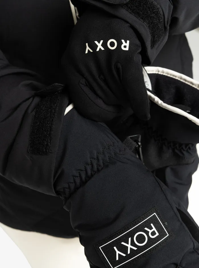 Roxy Snow Accessories HydroSmart SnowboardSki Glove Liner True Black 8211 Womens