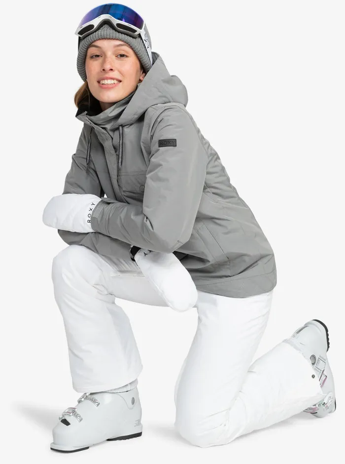 Roxy Snow Jackets Billie Technical Snow Jacket Heather Grey 8211 Womens