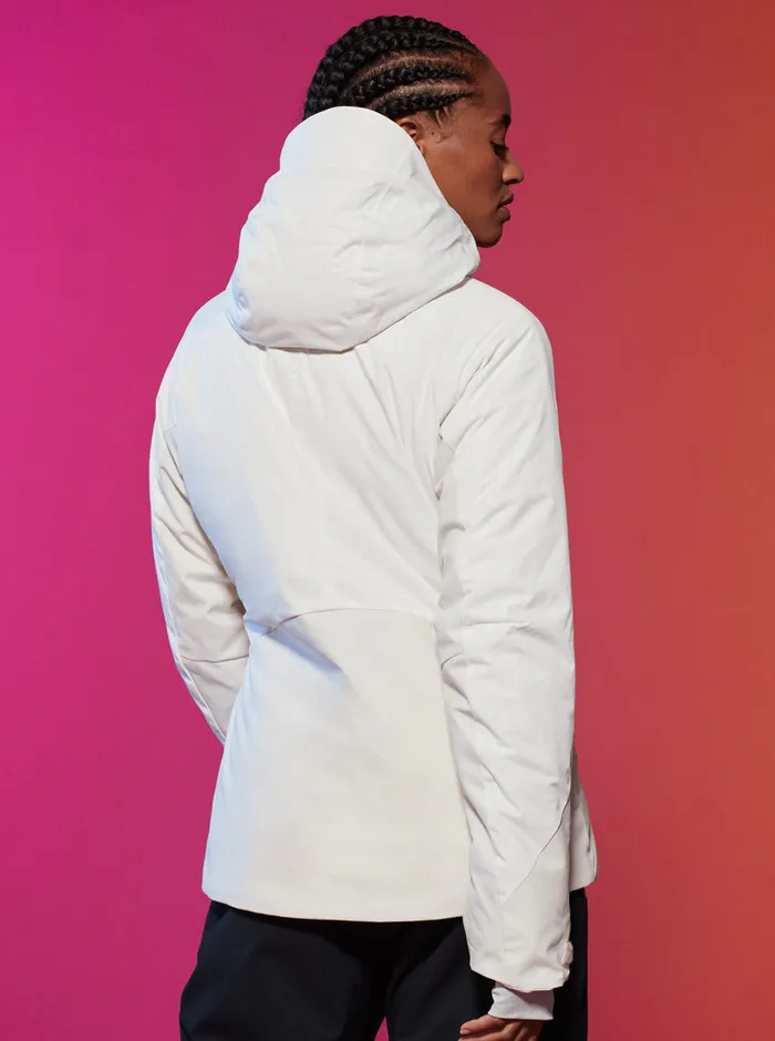 Roxy Snow Jackets Dusk Warmlink Technical Snow Jacket Egret 8211 Womens